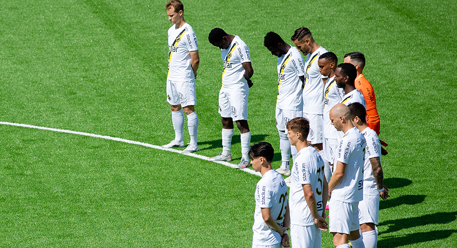 Silent minute in Swedish elite football after the death of the AIK supporters