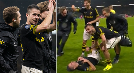 AIK-stjärnorna förklarar bilderna: "Trodde han fejkade"